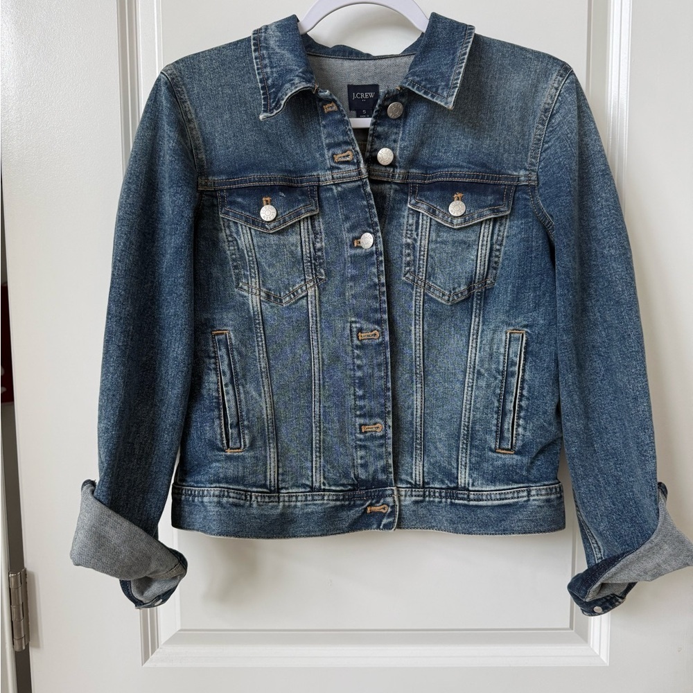 J. Crew denim jean jacket size small in women’s